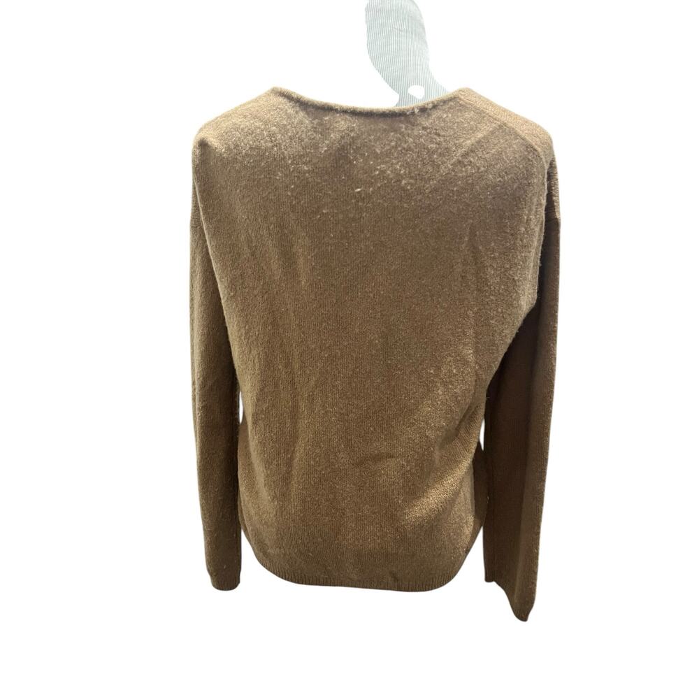 The Group Babaton Brown Tan Wool Cashmere Blend Cardigan Sweater SIZE Medium - Picture 4 of 6